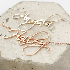 S925 Silver Fashion Personality Customizable Name Name Necklace