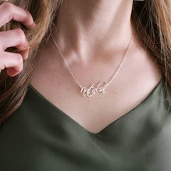 S925 Silver Fashion Personality Customizable Name Name Necklace